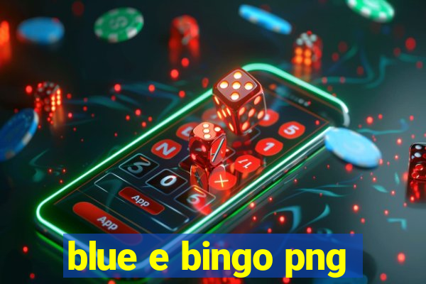 blue e bingo png